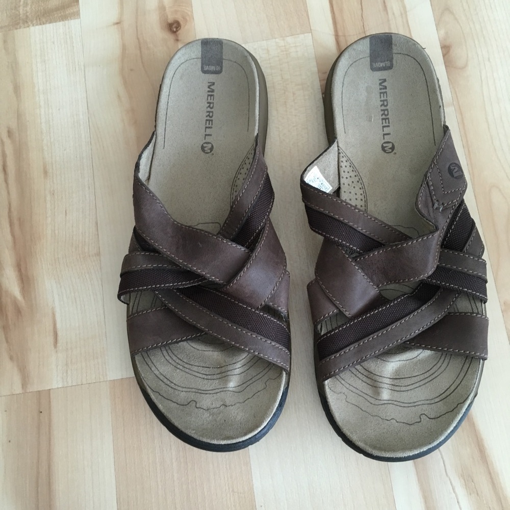 Men’s Brown Merrell Sandals